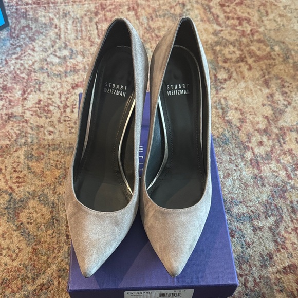 Stuart Weitzman Women's Grey Heels - Picture 1 of 3